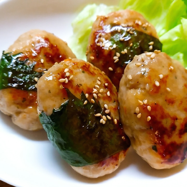 シソ巻き鶏つくねの照り焼き レシピ 作り方 By のん786 楽天レシピ シソ巻き鶏つくねの照り焼き レシピ 作り方 By のん786 楽天レシピ